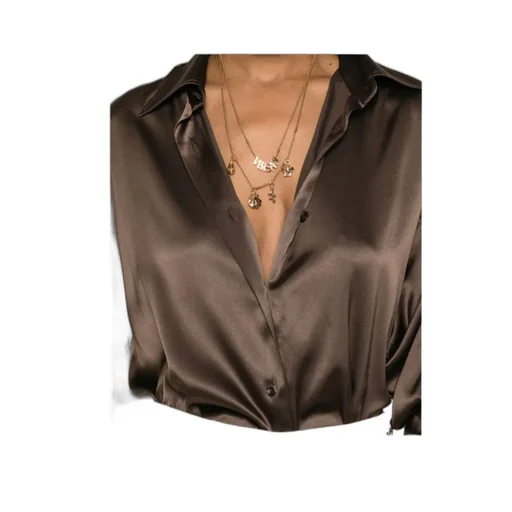 Satin Relaxed Fit Shirt
