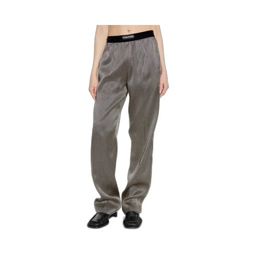 Polka Dot Printed Pants