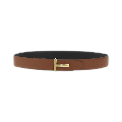 Reversible Ridge Buckle T Belt