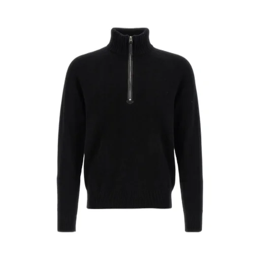 Half Zipped Knit Sweater