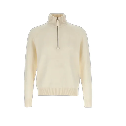 Half Zipped Knit Sweater