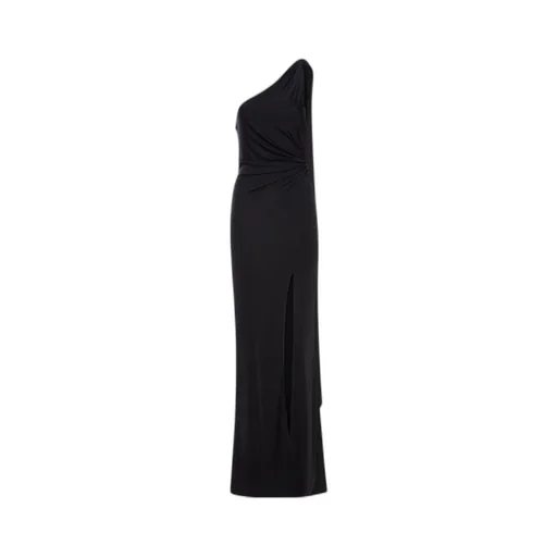 One-Shoulder Ruched Evening Dress