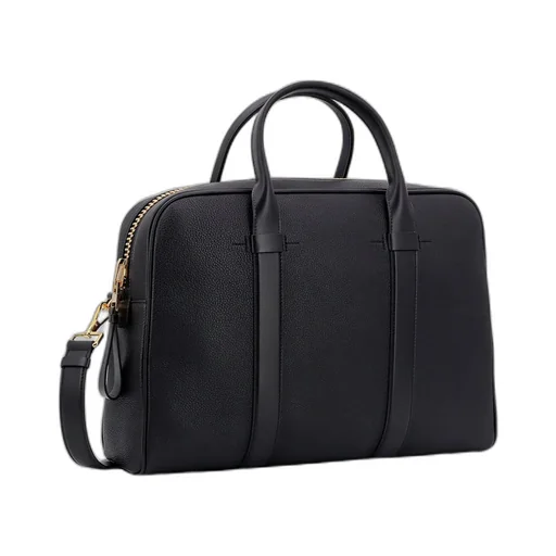 Zipped Top Handle Briefcase