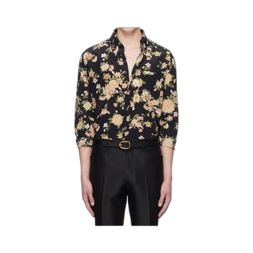 Crepe De Chine Fluid Fit Shirt