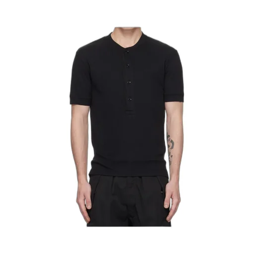 Cotton Modal Rib Henley