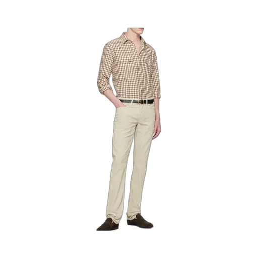 Small Check Western Shirt