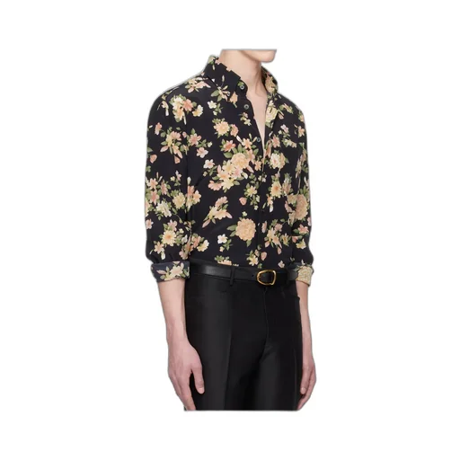 Crepe De Chine Fluid Fit Shirt