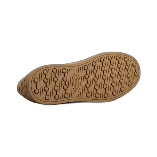 Logo Printed Round Toe Sneakers
