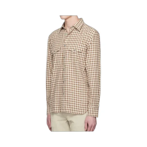 Small Check Western Shirt