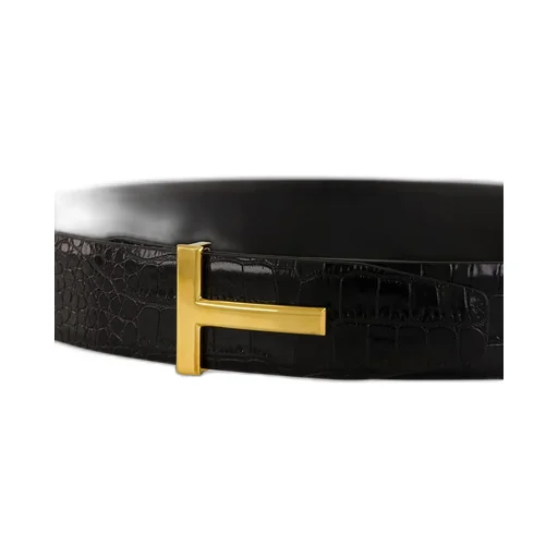 T Icon Embossed Belt