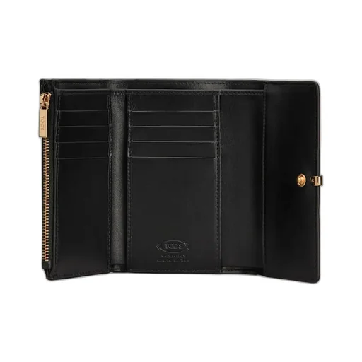 Logo Engraved Tri-Fold Wallet