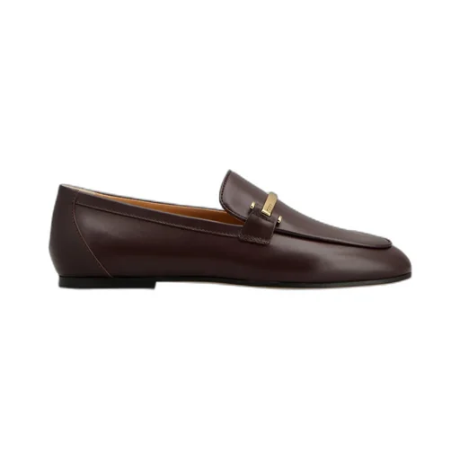 Clamp Detailed Slip-On Loafers