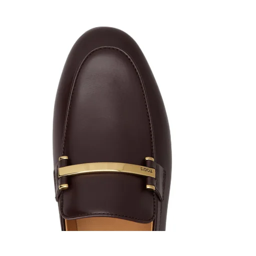 Clamp Detailed Slip-On Loafers
