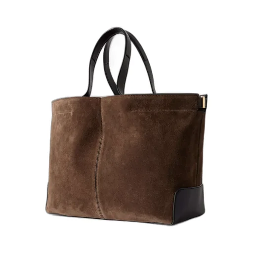 Logo Debossed Medium Tote Bag