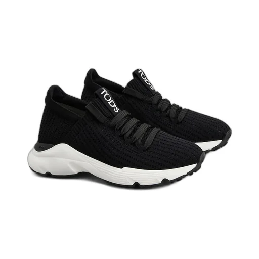 Logo Embossed Lace-Up Sneakers