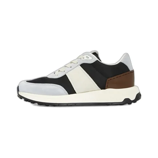 Suede-Panelled Sneakers