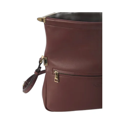 Logo Debossed Flap Bag