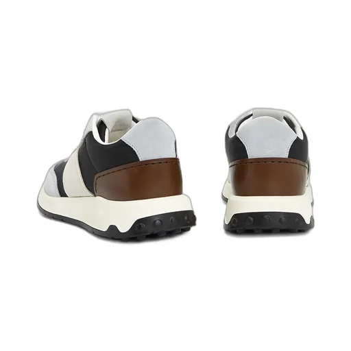 Suede-Panelled Sneakers