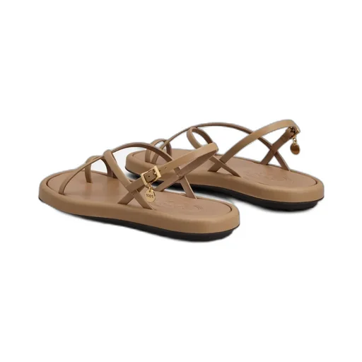 Leather Flat Sandals