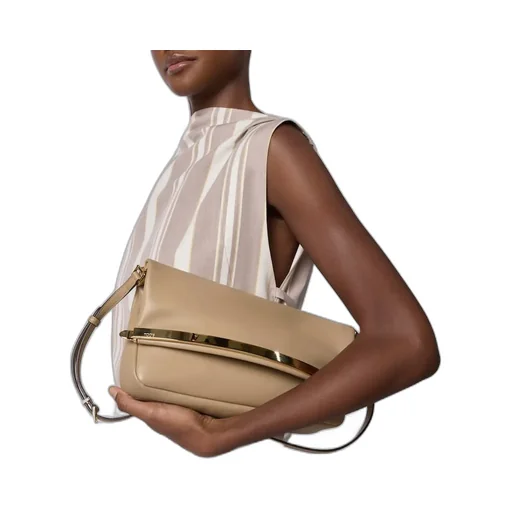 Logo Debossed Flap Bag