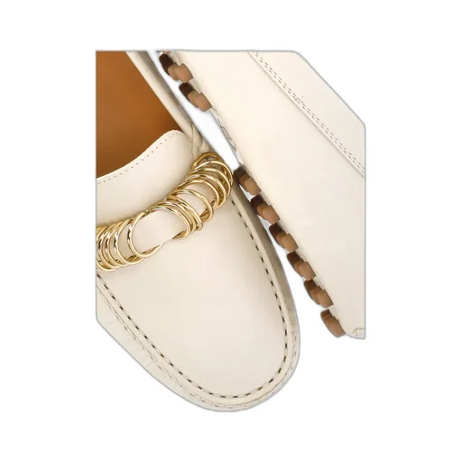 Ring Embellished Loafers