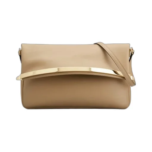 Logo Debossed Flap Bag