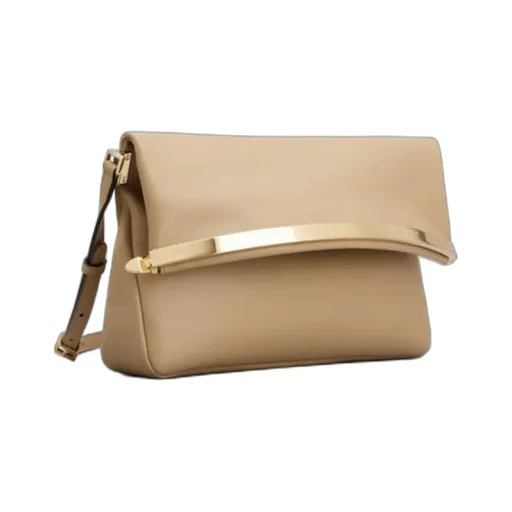 Logo Debossed Flap Bag