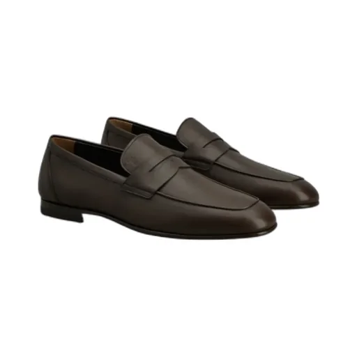 Round Toe Slip-On Loafers