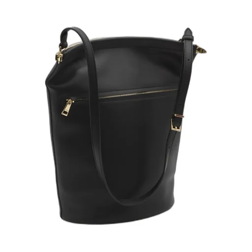 Logo Embossed Bucket Bag