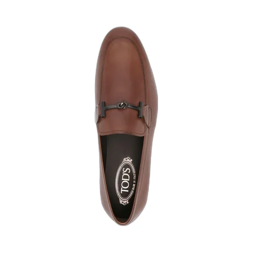 T Ring Leather Loafers