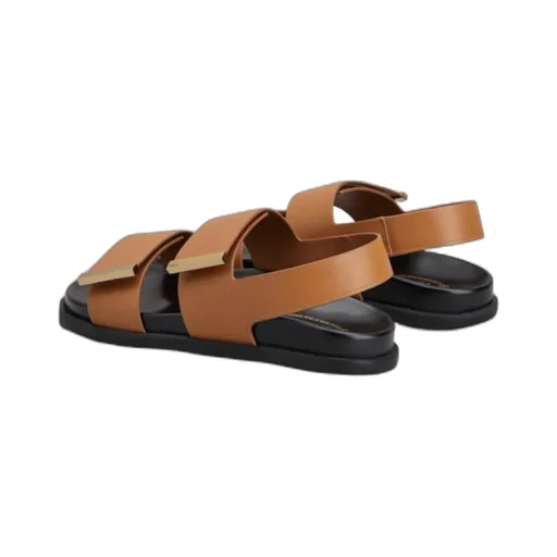 N6M Logo Engraved Sandals