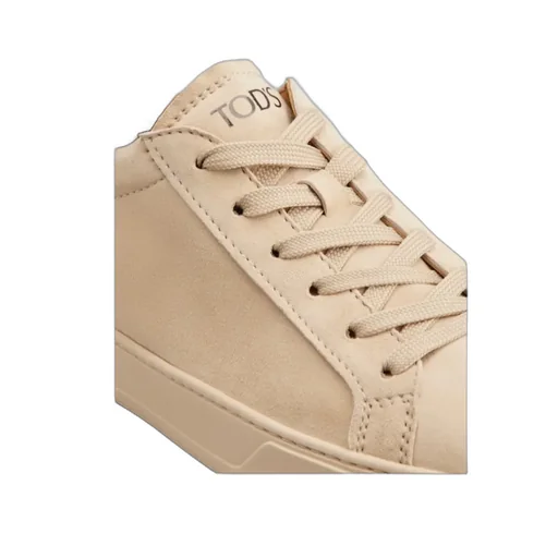 Logo Printed Round Toe Sneakers