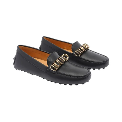 Ring Embellished Loafers