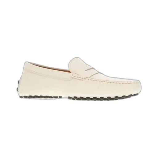 Logo Embossed Penny Loafers