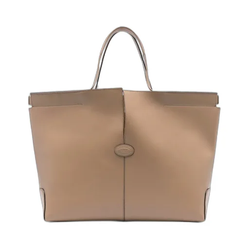 Slit-Detailed Top Handle Bag