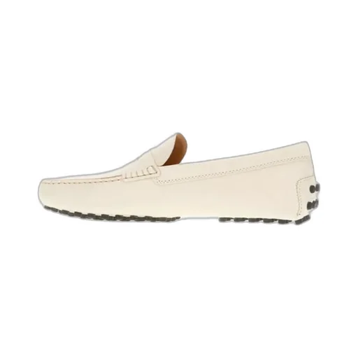 Logo Embossed Penny Loafers