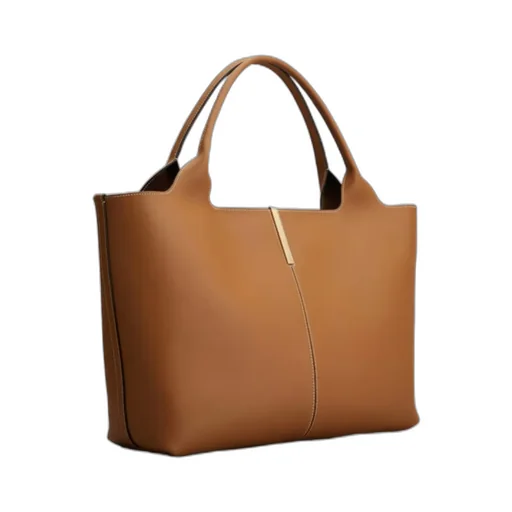 Logo Plaque Medium-Small Shopping Bag