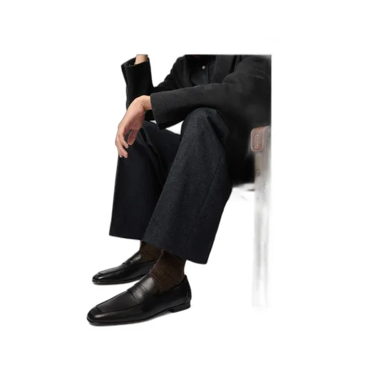 Round Toe Slip-On Loafers