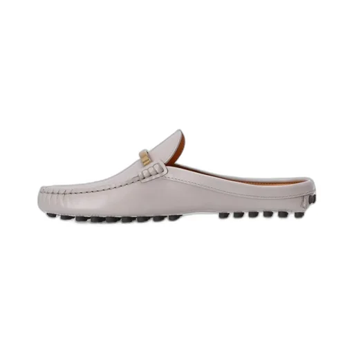 Logo Engraved Slip-On Mules