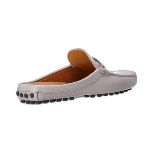 Logo Engraved Slip-On Mules