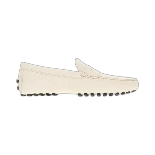 Logo Embossed Penny Loafers