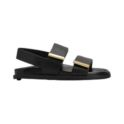 Logo Engraved Slip-On Sandals