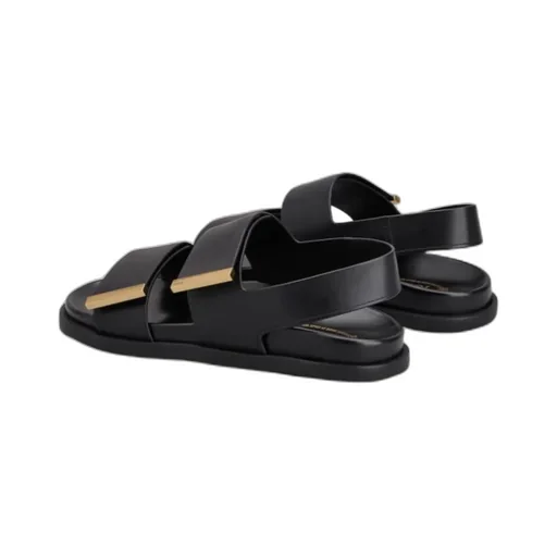 Logo Engraved Slip-On Sandals