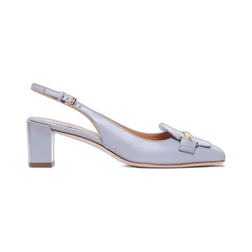 Logo Engraved Slingback Pumps