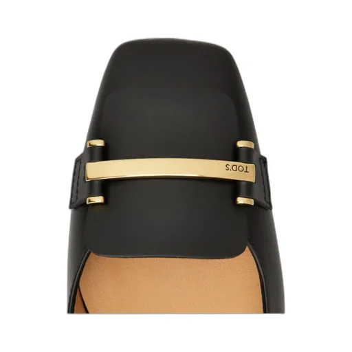 Logo Engraved Slingback Pumps
