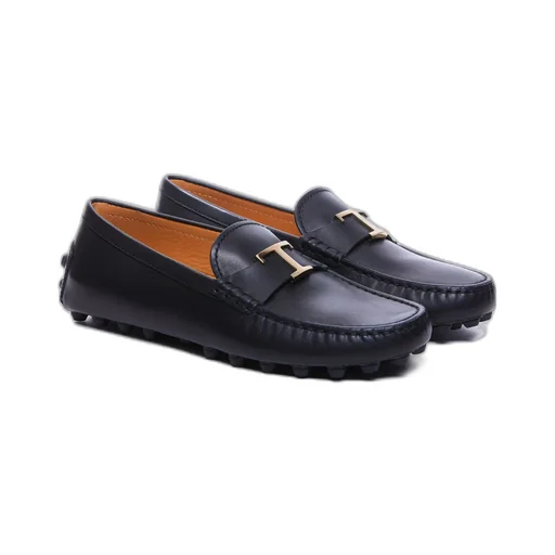 Logo-Plaque Slip-On Loafers
