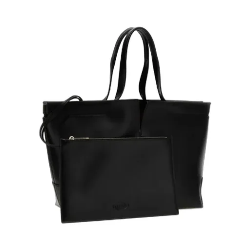 Logo Debossed Medium Tote Bag