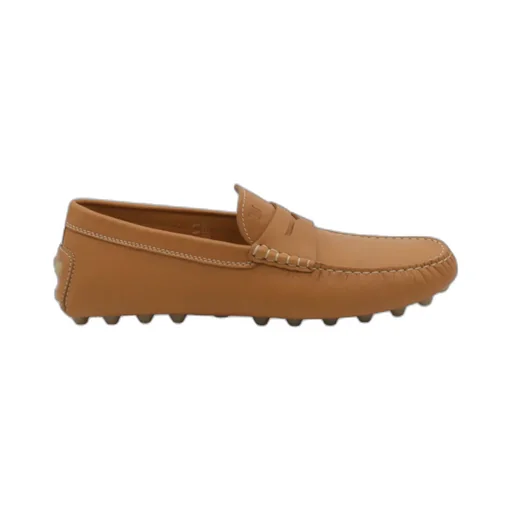 Logo Debossed Slip-On Loafers