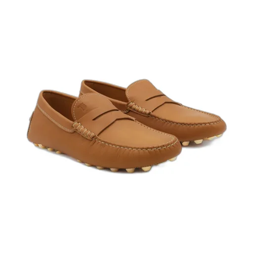 Logo Debossed Slip-On Loafers