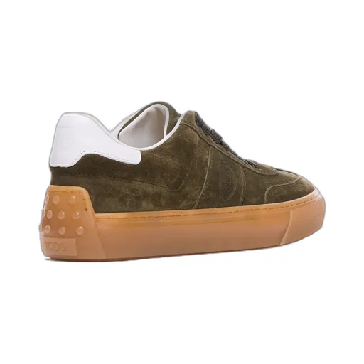Round-Toe Lace-Up Sneakers